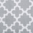 thumbnail image 2 of Contemporary Home Living Slipped Quatrefoil Rectangular Cotton Tablecloth - 104" - Stone Gray and, 2 of 5