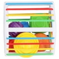 thumbnail image 3 of Juguete de clasificación de forma de bebé cubos sensoriales para niños pequeños entrenamiento educativo suave juguetes sensoriales de arcoíris juguetes de clasificación ANGGREK Otros, 3 of 8