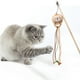 thumbnail image 5 of Juguetes para Gatos de Interior Juguete de Madera Natural con Varita para Gato con Teaser para Gato Ejercitador Jugando, 5 of 6