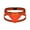 Orange, variant on Lilgiuy Men Casual Fashion Patchwork Charming Underwear Thong Buttock Lift Breathable Briefs Short Leg Health Underpants