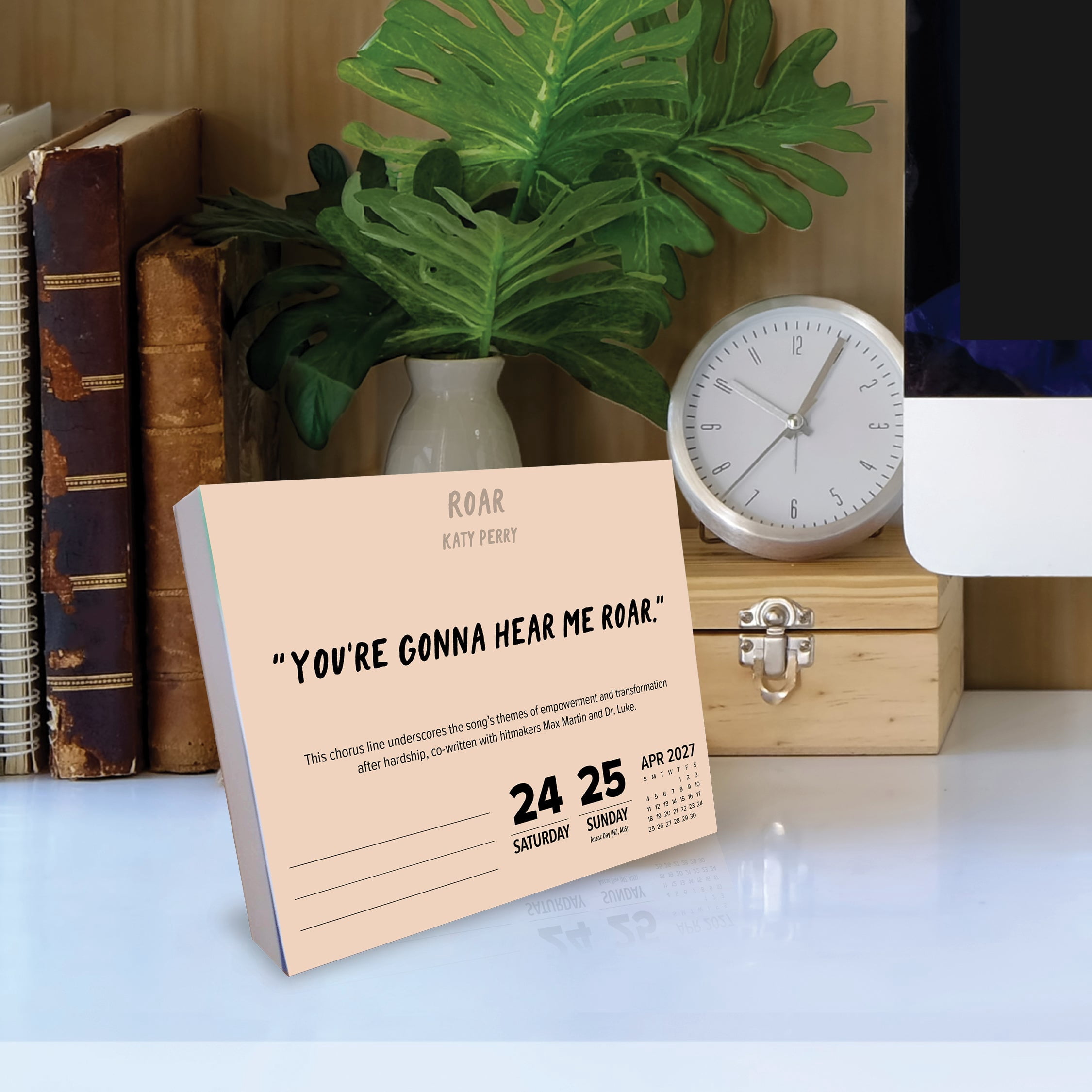 Willow Creek Press, Lyrics to Live By 2027 Box Calendar