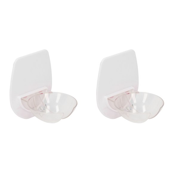 Portavasos de pared, 2 piezas, soporte para vino para ducha, soporte para vino para baño, soporte para copas de vino de pared, elaborado con cuidado