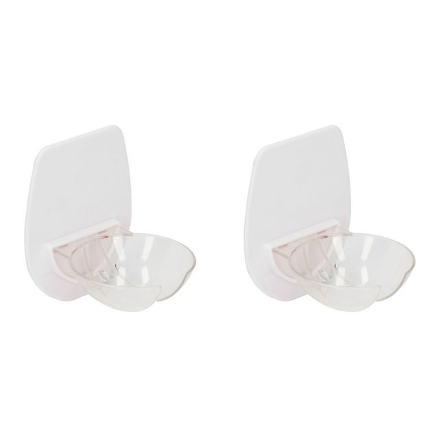 Portavasos de pared, 2 piezas, soporte para vino para ducha, soporte para vino para baño, soporte para copas de vino de pared, elaborado con cuidado