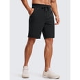 thumbnail image 5 of Shorts CRZ YOGA para Hombre 23 cm con Elasticidad en Cuatro Direcciones Negro L, 5 of 5