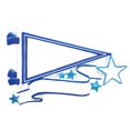 thumbnail image 1 of Pennants Blue Personalized Christmas Ornament DO-IT-YOURSELF, 1 of 1