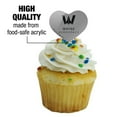 thumbnail image 3 of Justice League Movie Wayne Aerospace Heart Love Cupcake Picks Toppers Decoration Set of 6, 3 of 7