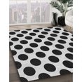 thumbnail image 2 of Ahgly Company Indoor Square Patterned Charcoal Black Novelty Area Rugs, 5' Square, 2 of 6