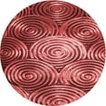 thumbnail image 1 of Ahgly Company Indoor Round Patterned Bean Red Area Rugs, 7' Round, 1 of 1