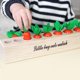 thumbnail image 2 of Juguete de madera ños pequeños de 1 2 3 años de edad-juguetes Montessori de desarrollo ños y niñas, juguetes educativos de de - Zanahorias sólo zanahorias zanahorias Sunnimix cubo de clasificación de forma, 2 of 7