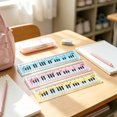 thumbnail image 3 of olkpmnmk Ruler, Piano Keyboard Shaped Plastic Straight Ruler, Musical Note Pattern Measuring Ruler, Shatterproof Rulers with Inches and Centimeters, Geometric Template Ruler, Classroom Must Haves, 3 of 6