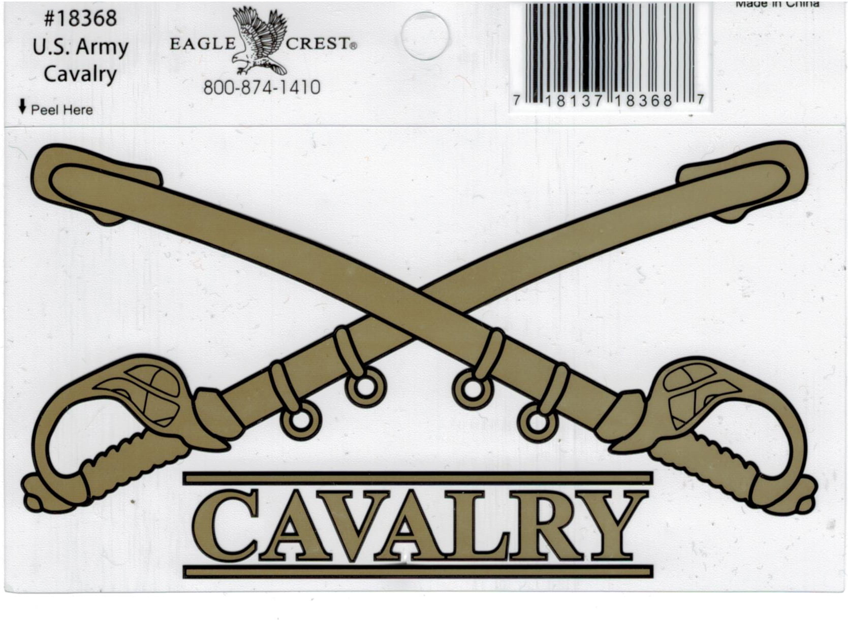Army 17th Cavalry Regiment Decal U.S Sticker    
