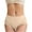 Beige, variant on Women's Thin Mid Waist Postpartum Briefs, Waist Closing And Hip Lifting Underwear, Mesh Breathable Pure Women's Underwear, Waistband Beauty
