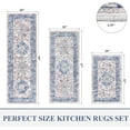 thumbnail image 2 of Farmhouse Kitchen Rugs Sets of 3, Kitchen Runner Rugs Non Slip Washable, Boho Kitchen Mats for Floor, Indoor Door Mat Entrance, Laundry Room Rug, Thick Kitchen Floor Mat Carpet, 2 of 6