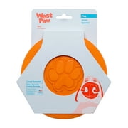 West Paw Zogoflex Zisc Small 6.5" Dog Toy Tangerine