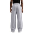 thumbnail image 5 of Men's Baggy Sweatpants Wide Leg Lounge Cotton Casual Jogging Pants With Pockets | High Waist Drawstring,Open Bottom,Workout Athletic Outfits Gray XL, 5 of 7