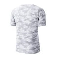 thumbnail image 6 of Yuncity Mens Shirt Print Round Neck Gym Workout Sports Wear Comfortable Breathable All Season Fit Men T Shirt L, 6 of 7