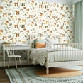 thumbnail image 2 of Peel and Stick Wallpaper Contact Paper Fall bows ribbons pumpkin leaves berries floral Autumn cute Self Adhesive and Removable 24in x 118in, 2 of 8