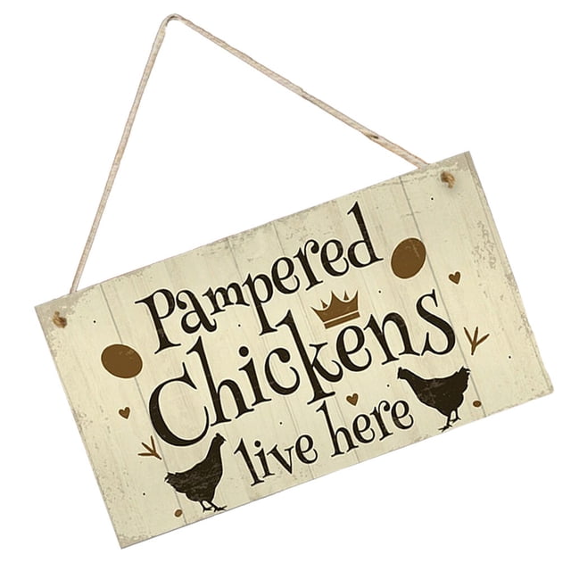 Chicken Coop Sign Vintage Vintage Hanging Plates Garden Plaques Wall Decor Home Decoration Farm Accessories for Outdoor Backyard No.3