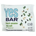 thumbnail image 3 of Yes Bar – Black Sesame Sea Salt – Plant Based Protein, Decadent Snack Bar – Vegan, Paleo, Gluten Free, Dairy Free, Low Sugar, Healthy Snack, Breakfast, Low Carb, Keto Friendly (Pack of 6), 3 of 6