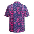 thumbnail image 4 of CONZONE Mens Hawaii Shirts Short Sleeve Buttons Down Shirts for Men Trendy Hawaiian Graphic Y2K Lapel Tropical Summer Beach Tops, 4 of 4