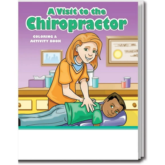 ZoCo: 25 Pack - A Visit to The Chiropractor Kid's Coloring & Activity Books