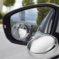 thumbnail image 1 of 2 Pièces de Voiture Miroirs Ronds avec Grand Champ 360 Degrés Extérieur Pièces Grand Angle Angle Réglable Angle Angle Angle Miroir Auto Accessoires Argent, 1 of 9