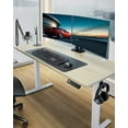 thumbnail image 2 of 55x28 Inches Adjustable Height Electric Standing Desk with 2 Storage Hooks, Sit Stand Up Desk Computer Desk for Home Office (Natural), 2 of 5