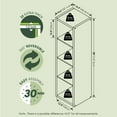 thumbnail image 3 of Furinno CUBICLE 4-Cube Thick Frame Reversible Open Back Bookcase Sage Green, 3 of 5