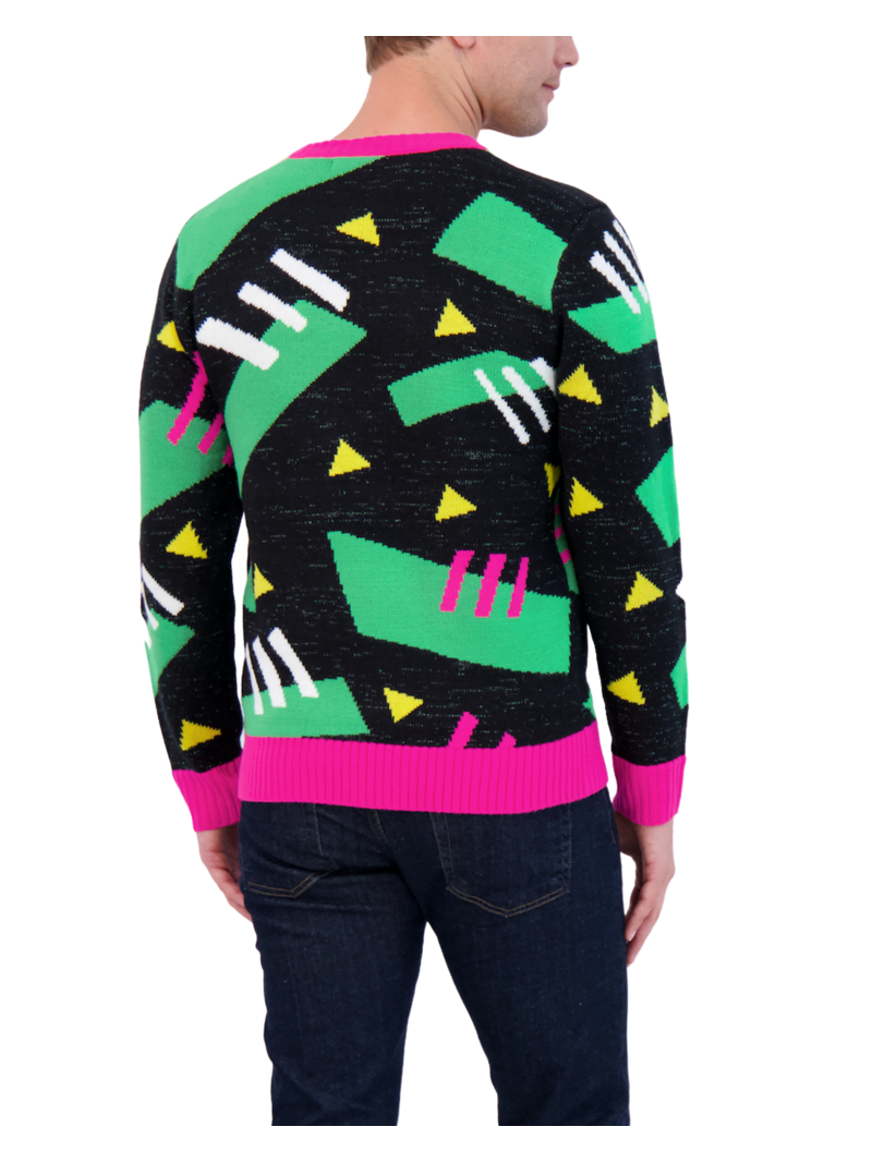 Holiday Hype Men's Festive Ugly Christmas Holiday Pull Over