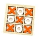 thumbnail image 3 of Juego de mesa de estrategia Tic TAC Toe, juego de mesa para exteriores e interiores. naranja y blanco, 3 of 9