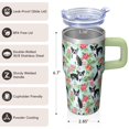 thumbnail image 3 of 20OZ Dog Themed Birthday Tumbler with Handle Stainless Steel Insulated Cup Special Dog Lover Gifts Unique Birthday Christmas Presents for Dog Lovers Women Men Fits Car Cup Holders, 3 of 6