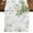 Green, variant on Pink Floral Art 120 Inch Table Runner, Watercolor Botanical Spring Flowers Farmhouse Dresser Scarf Cotton & Linen Tablerunner for Dining/Kitchen Island/Holiday Party Décor 13" x 120"