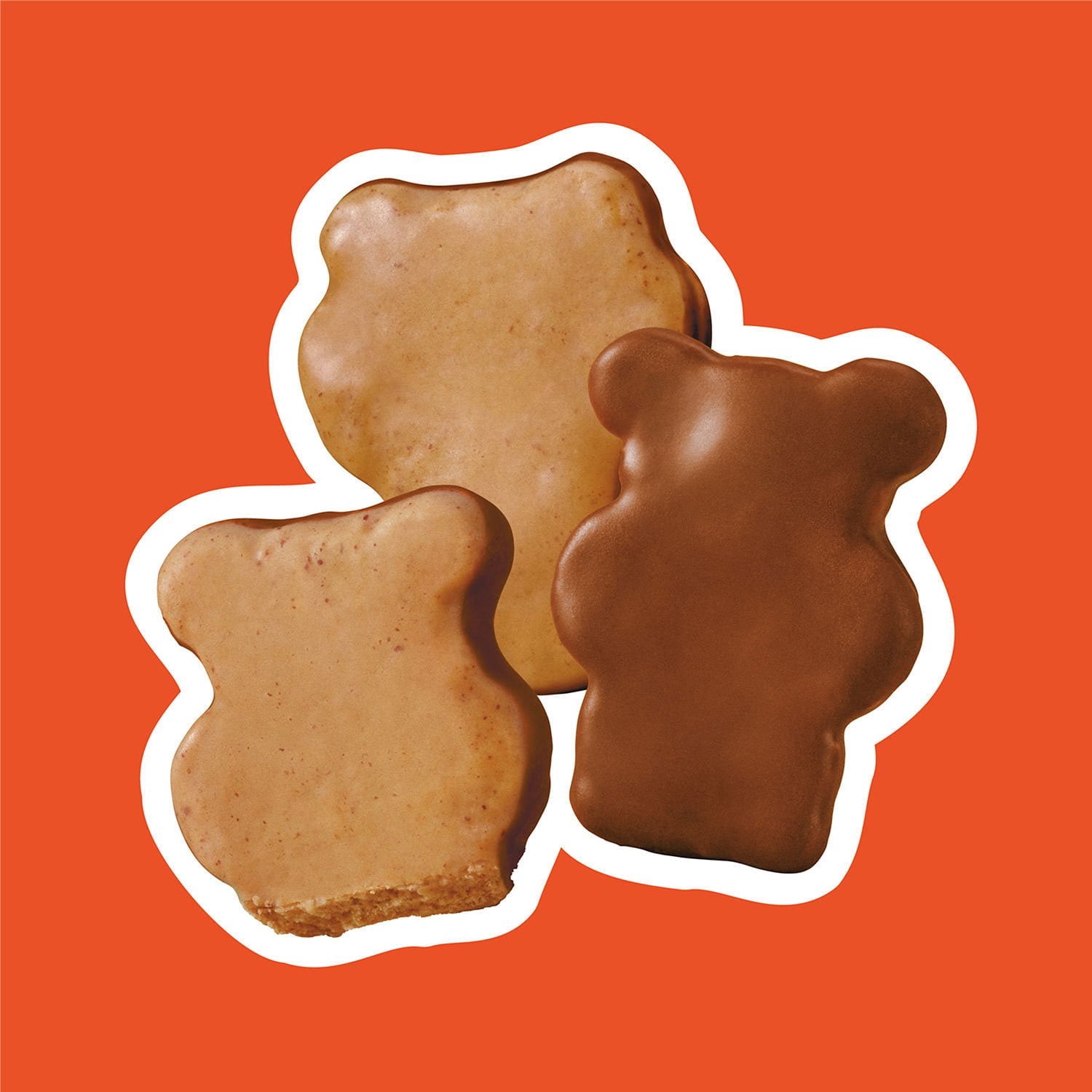 REESE'S Chocolate Peanut Butter Candy Dipped Graham Bears, 24 oz.