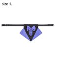 thumbnail image 2 of Laklulu Bufanda triangular para mascotas de boda de estilo británico, bufanda para perros, collar para perros, toalla para babas para mascotas, 2 of 5