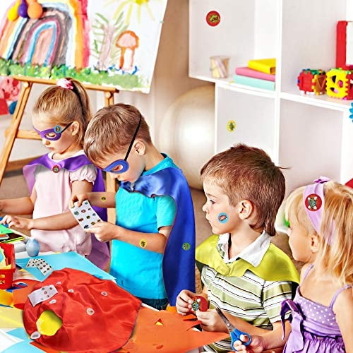 D.Q.Z Superhéroe-Capes para niños 20 juegos para niños, capas y máscaras de superhéroes pa D.Q.Z Kids D.Q.Z