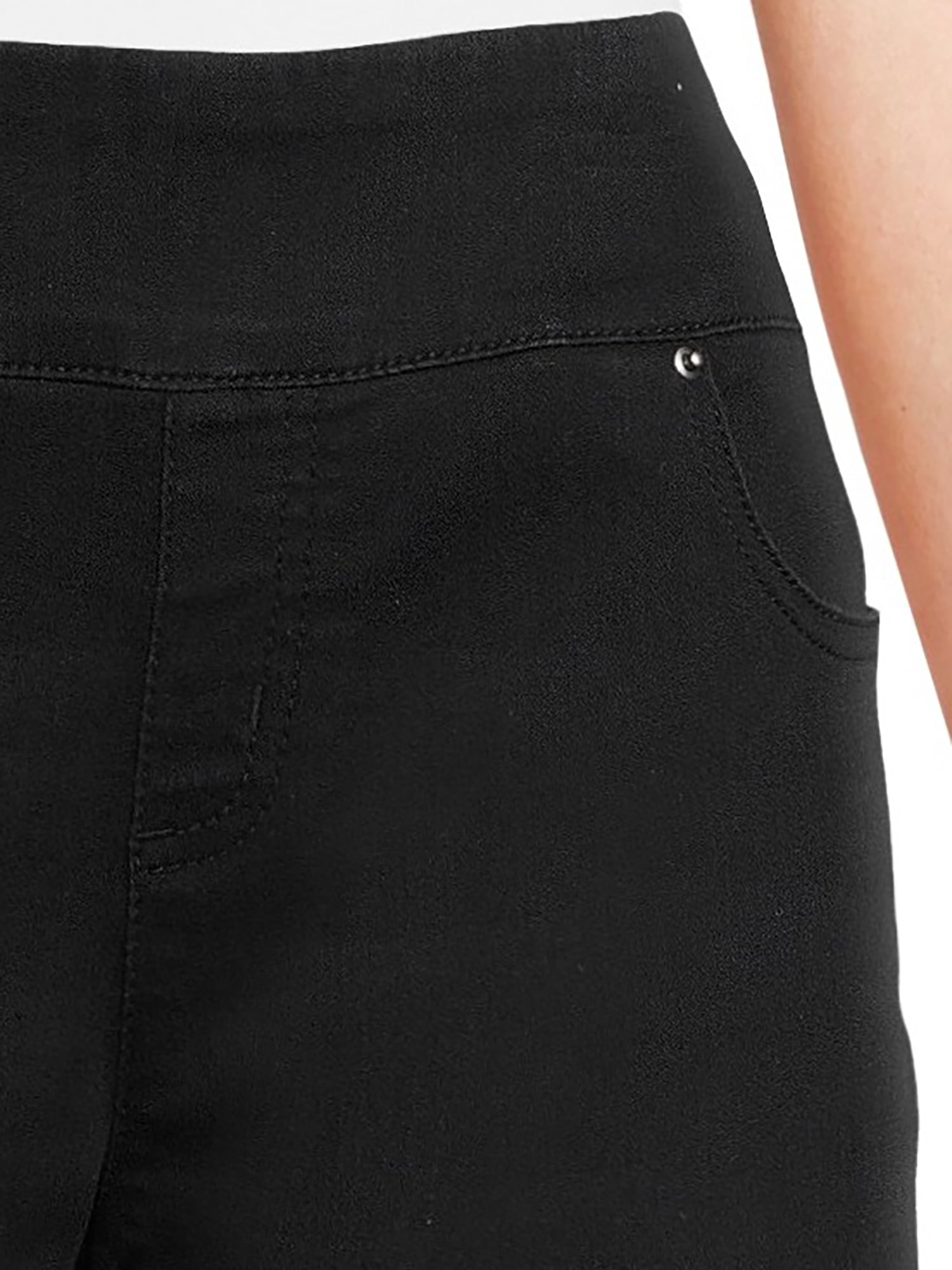 The Pioneer Woman Pull On Embroidered Bootcut Jeans, 32” Inseam, Sizes XS-3X, Women's and Women's Plus
