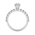 thumbnail image 4 of Certified 1.00ctw Diamond Solitaire Engagement Ring in 10k White Gold (G-H, I1), 4 of 5