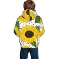 thumbnail image 6 of Kll Unisex Kids Boys Girls Hooded Pocket Pullover Hoodies-Sunflowers, 6 of 9