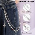 thumbnail image 2 of XIUDA Cross Y2K Vintage Style Trousers Chain Pant Chain for Men Women Punk Wallet Chain Pocket Jean Chain Goth Accessory, 2 of 5