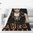 thumbnail image 4 of Rhea Wrestler Ripley Throw Blanket Lightweight Air Conditioner Blanket King Size Blankets for All Seasons Funny Blankets for Office for Running 40"x30", 4 of 8
