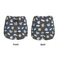 thumbnail image 3 of Salouo Cartoon Animals Print Women's 2 in 1 Running Shorts Double-Layer Shorts Athletic Workout Gym Yoga Shorts Running Shorts for Women-X-Large, 3 of 7