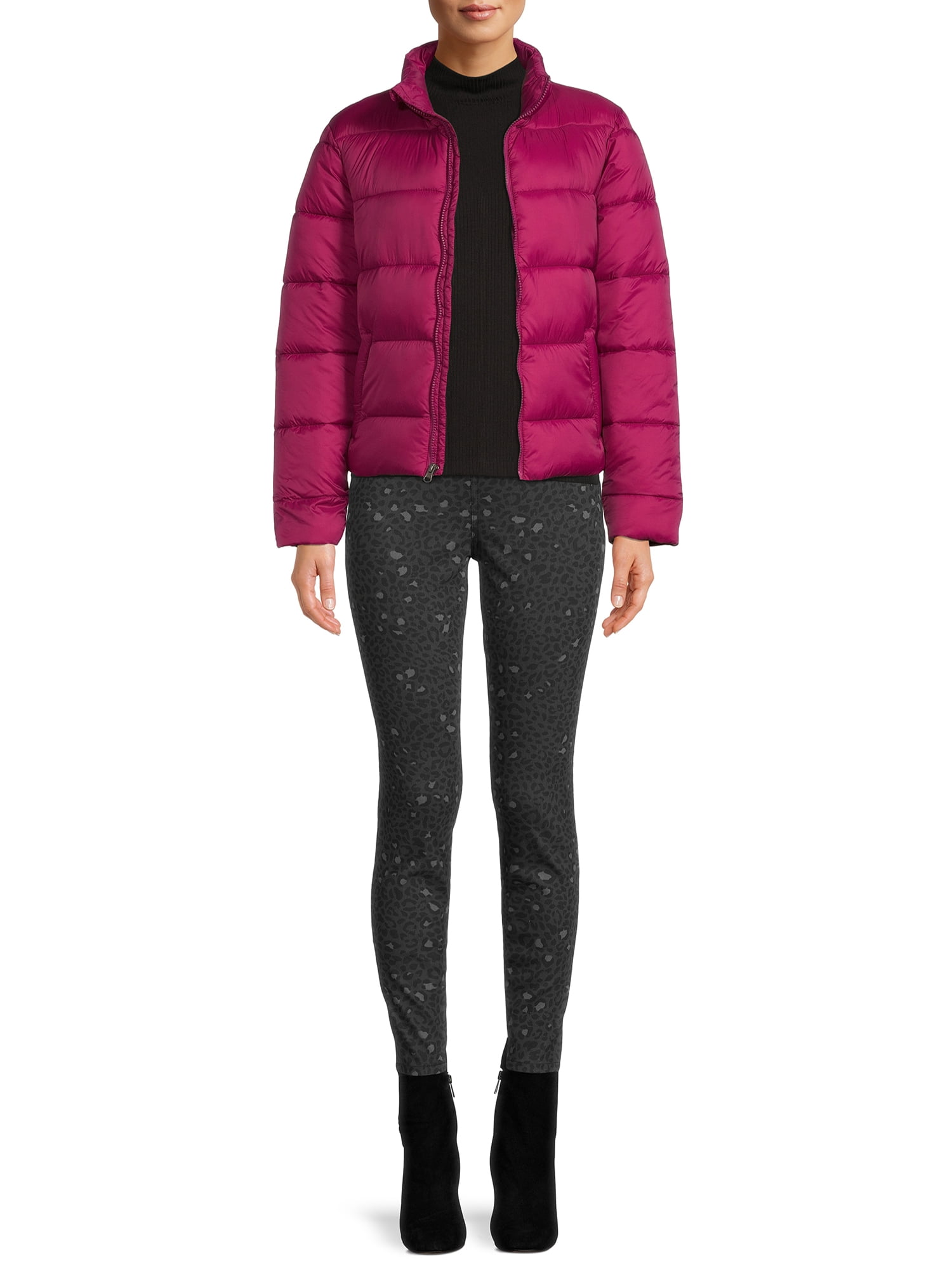 Time and Tru Women's Puffer Jacket