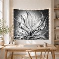 thumbnail image 5 of Floral Garden Dynamic with Monochromatic Splash Water Erupting, Mystical Fantasy for Space Lovers, Galaxy Room Decor, Mother'S Day Gift, Tapestry Wall Hanging for Bedroom and Dorm, 5 of 7