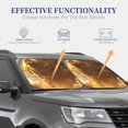 thumbnail image 4 of Fotbe Golden Pig Cloud Fantasy 2-Piece Car Windshield Sun Shade | Sun Blocker for Car Windshield | Foldable Automotive Interior Accessories for Sun Protection-Medium, 4 of 7