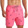 thumbnail image 2 of Biwisy Mens Swim Trunks Quick Dry Swim Shorts with Mesh Lining Funny Beach Shorts, 2 of 7