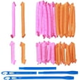 thumbnail image 1 of Manual Hair Curlers, 40 Pcs Diy Magic Hair Curlers, 55 Cm / 30 cm Heatless Hair Curlers, Hair Curlers with Styling Hooks WD.WDQZL Producto electrónico, 1 of 4