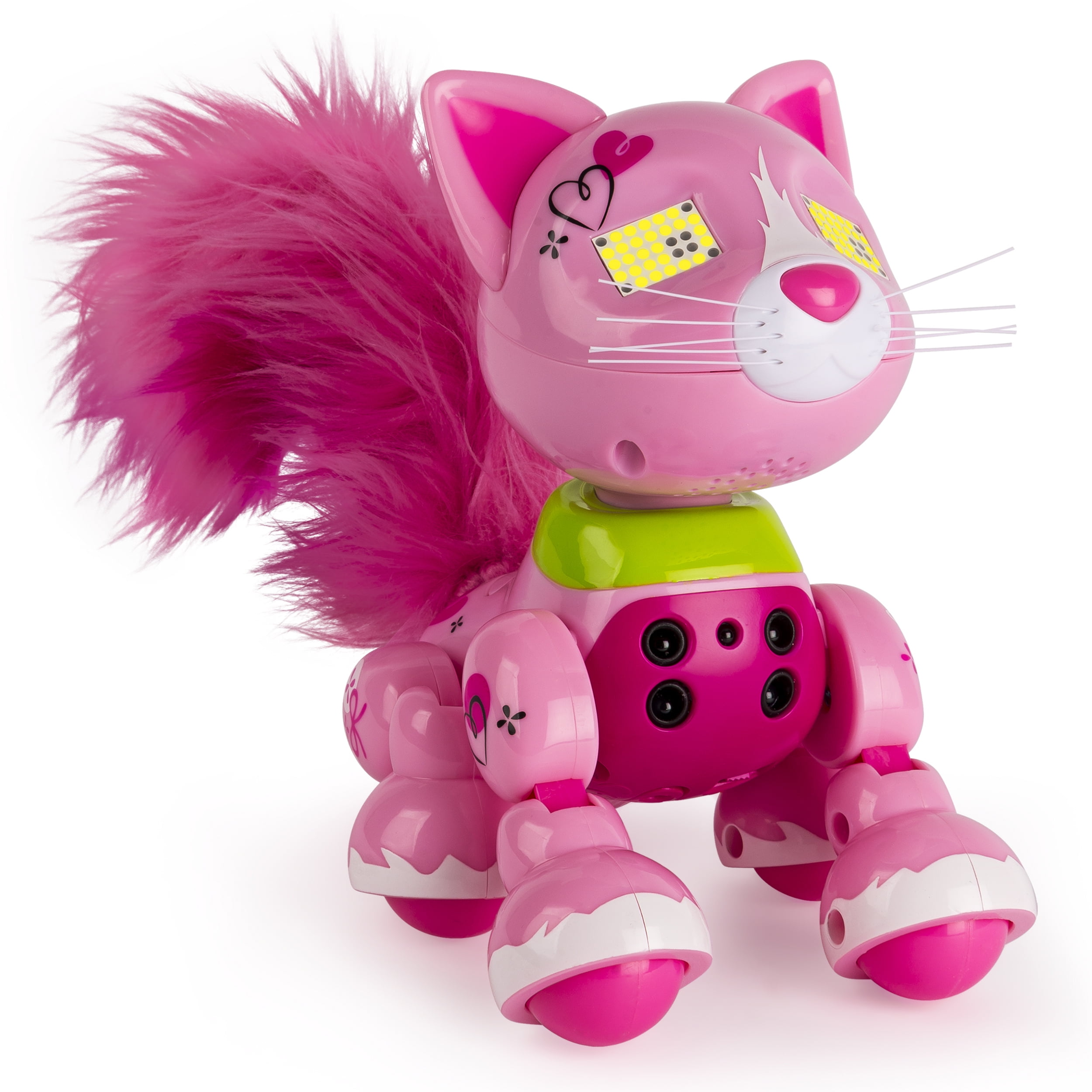 Zoomer Interactive Kitten Arista Robot Sensor Toy Kitty Cat Pet Light