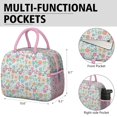 thumbnail image 6 of Obrewu Pioneer Flower Lunch Bag for Adult, Insulated, Leakproof, Oxford Cloth, 6 of 7