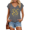 yellow wildflower print, muted green, variant on UNISHE Yellow Wildflower V Neck Short Sleeve Graphic Tee