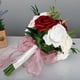 thumbnail image 3 of Ramo De Mano, Ramos De Boda De Tela De Seda Realista, Ramo De Novia De Champán , Rosas Artificiales, Ramo De Mano Para Fiestas, Decoración Del Hogar, Iglesia Y Fotos, 3 of 7